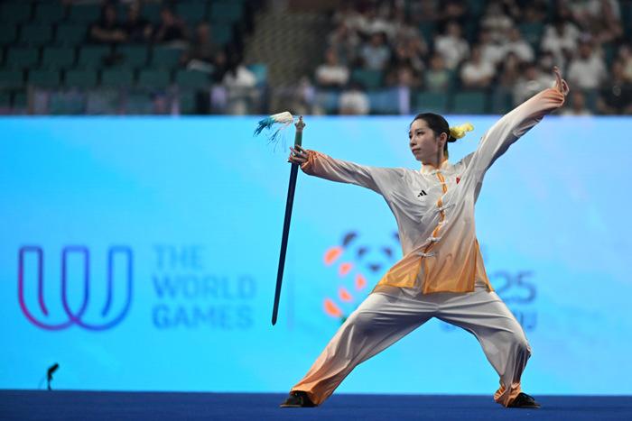 盧卓靈摘得世運(yùn)會(huì)中國(guó)體育代表團(tuán)首金