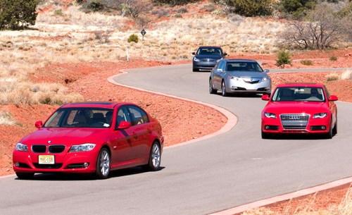 奧迪A4對比寶馬328/英菲尼迪G37/謳歌TL