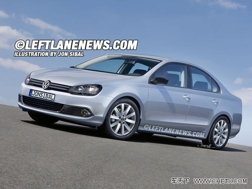 高爾夫靈魂附體 2011款大眾捷達(dá)合成圖