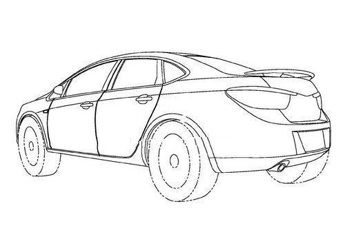 國內(nèi)即將上市 別克英朗三廂線圖曝光!