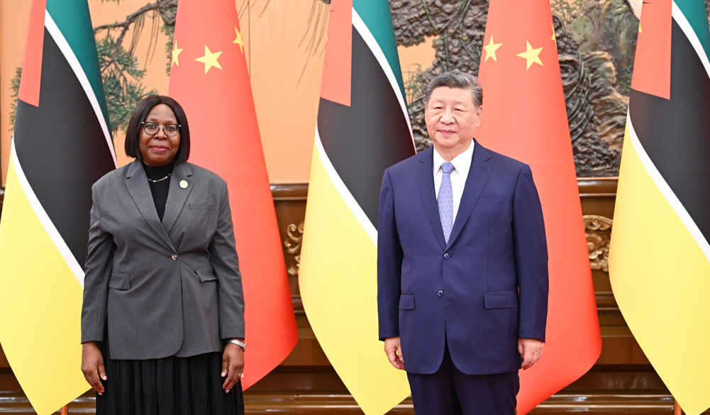 習(xí)近平會(huì)見(jiàn)莫桑比克總理萊維