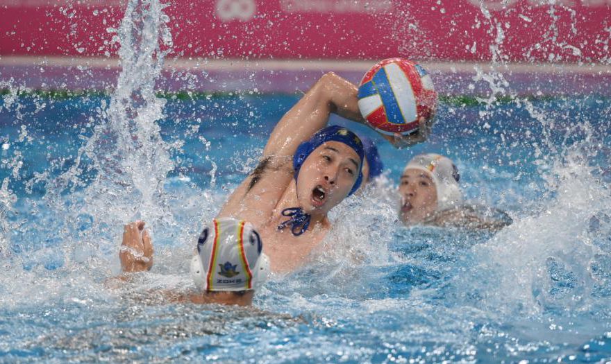 第十五屆全國(guó)運(yùn)動(dòng)會(huì)男子水球金牌賽：廣東隊(duì)奪冠